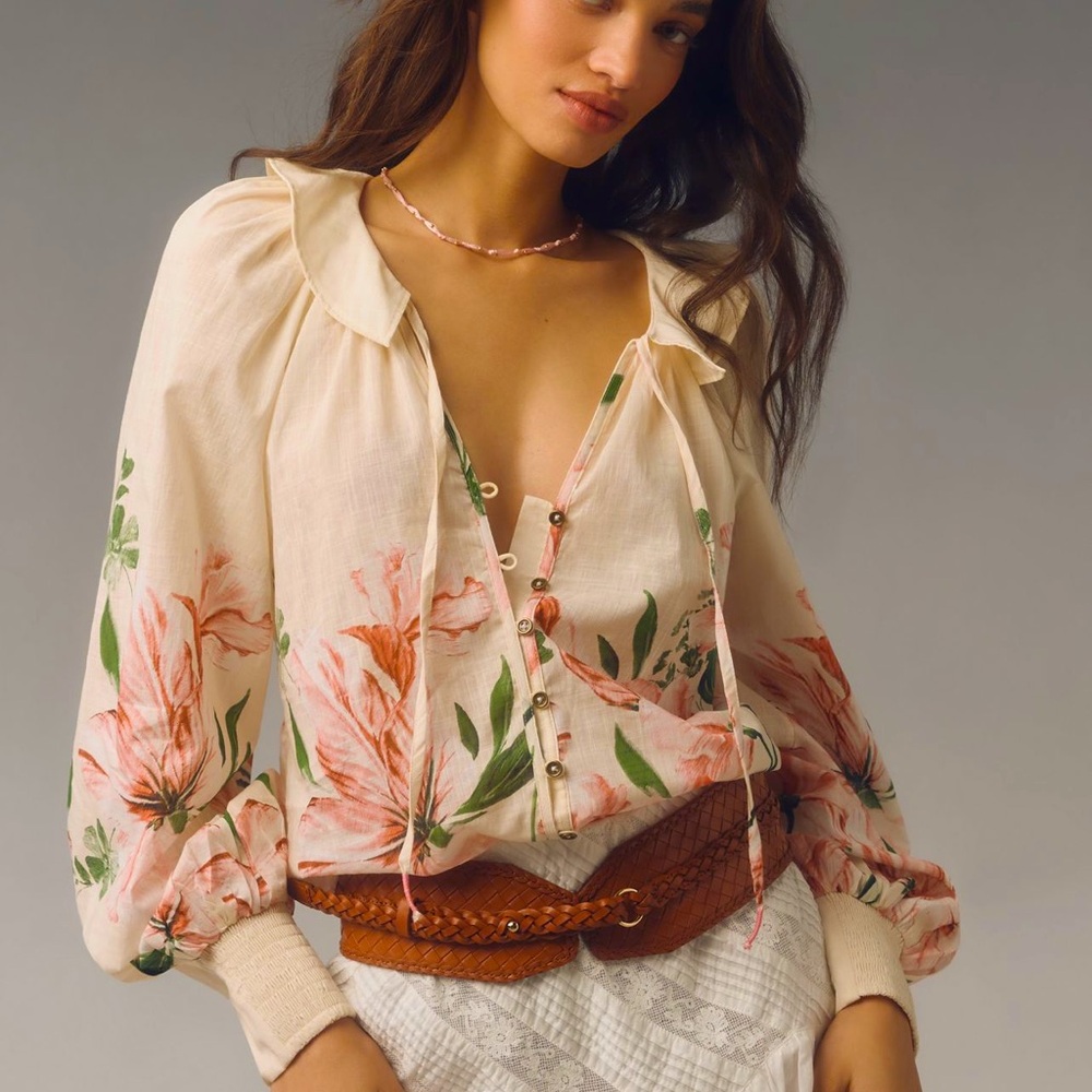 NWT ANTHROPOLOGIE PEASANT BLOUSE